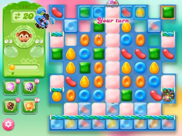 Candy Crush Jelly Level 1597 Tips And Walkthrough Video