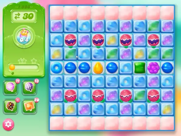 Candy Crush Jelly Level 1598 Tips And Walkthrough Video
