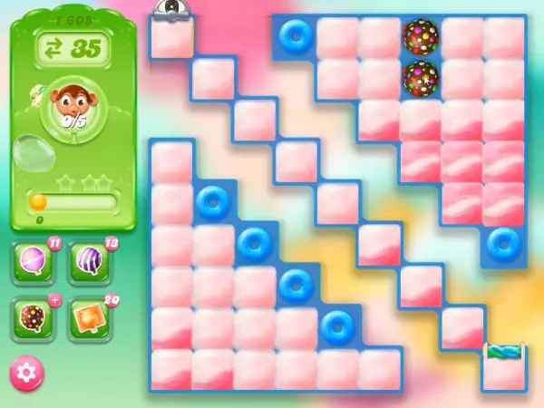 Candy Crush Jelly Level 1605 Tips And Walkthrough Video