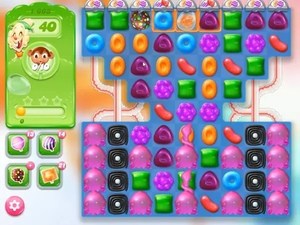 Candy Crush Jelly Level 1663 Tips And Walkthrough Video