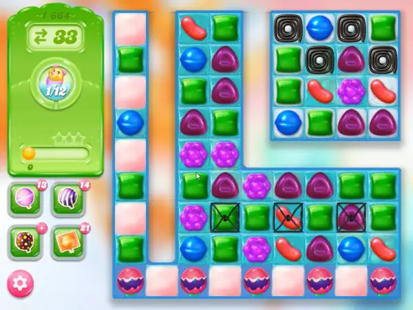 Candy Crush Jelly Level 1664 Tips And Walkthrough Video