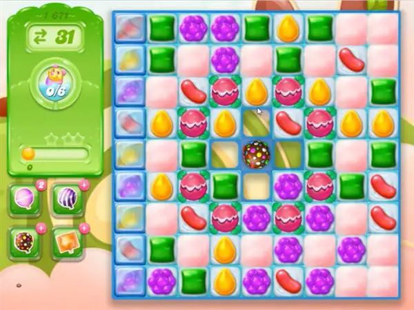 Candy Crush Jelly Level 1671 Tips And Walkthrough Video