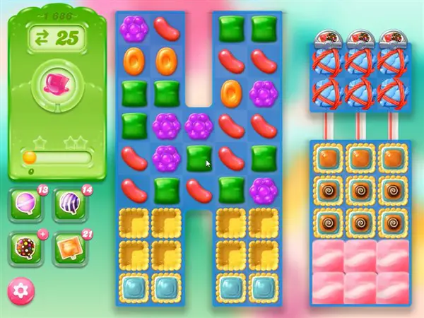 Candy Crush Jelly Level 1686 Tips And Walkthrough Video