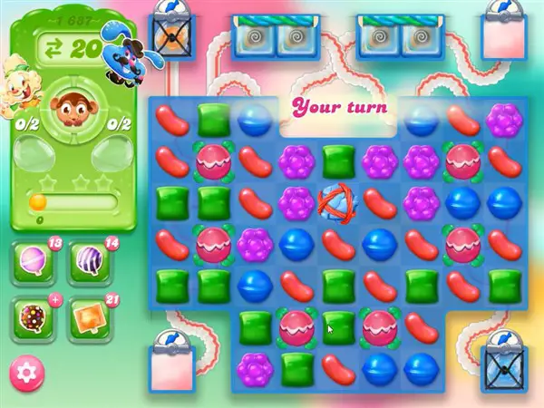 Candy Crush Jelly Level 1687 Tips And Walkthrough Video